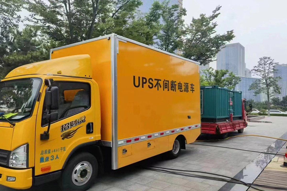 单县发电机租赁施工现场