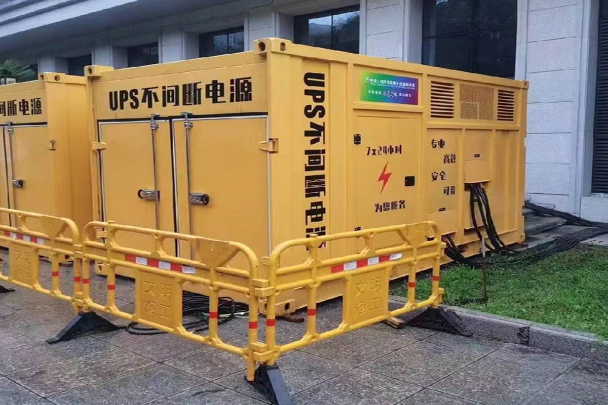 单县发电机租赁施工现场