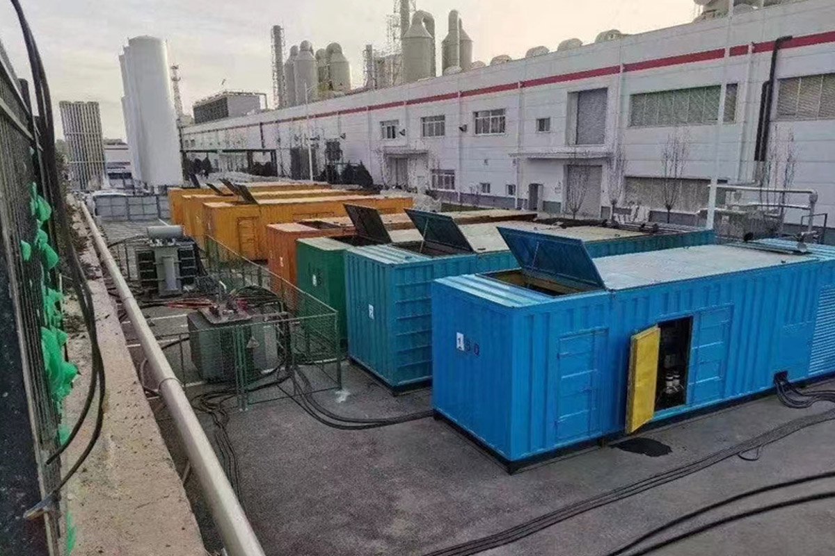 单县发电机租赁施工现场